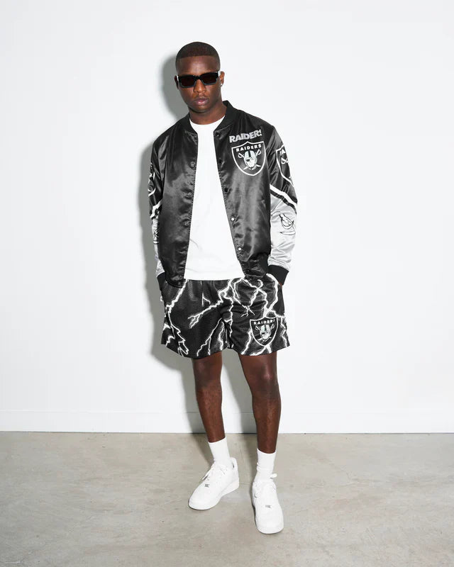 Las Vegas Raiders Lightning Retro Shorts