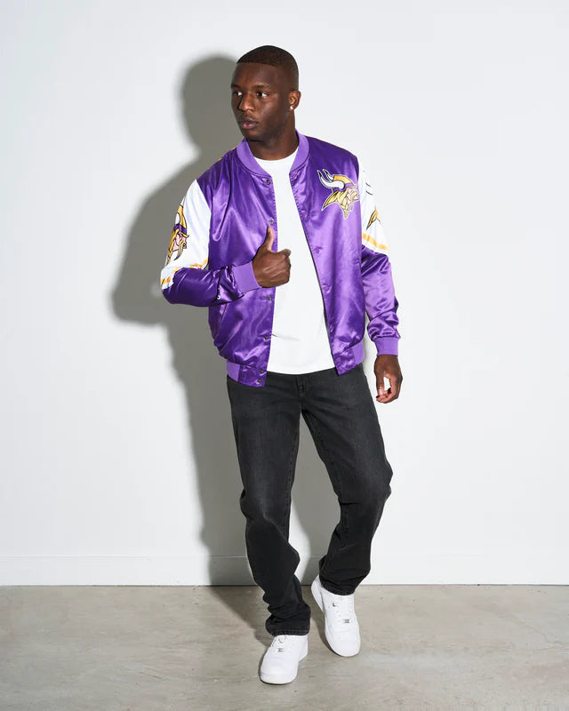 Minnesota Vikings Fanimation Satin Jacket