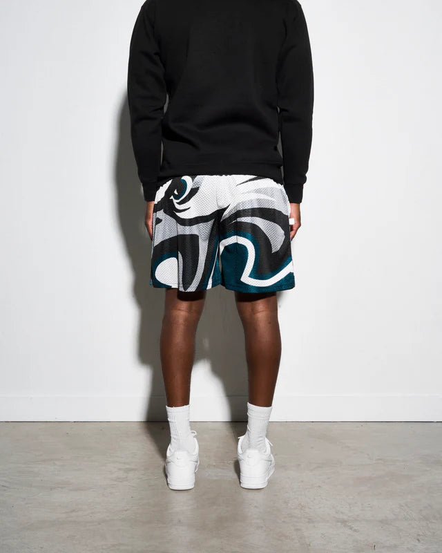 Philadelphia Eagles Big Logo Retro Shorts