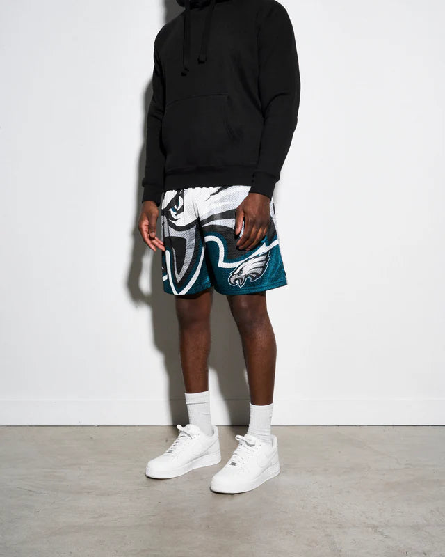 Philadelphia Eagles Big Logo Retro Shorts
