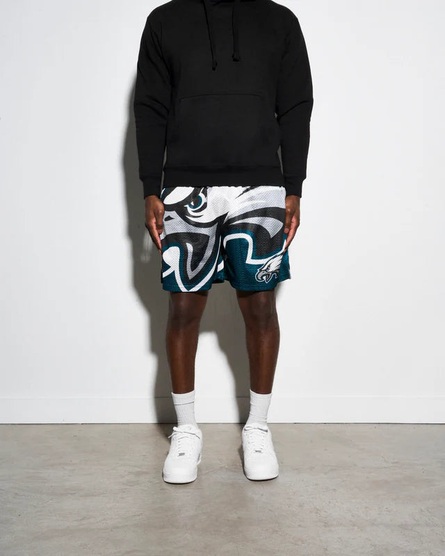 Philadelphia Eagles Big Logo Retro Shorts