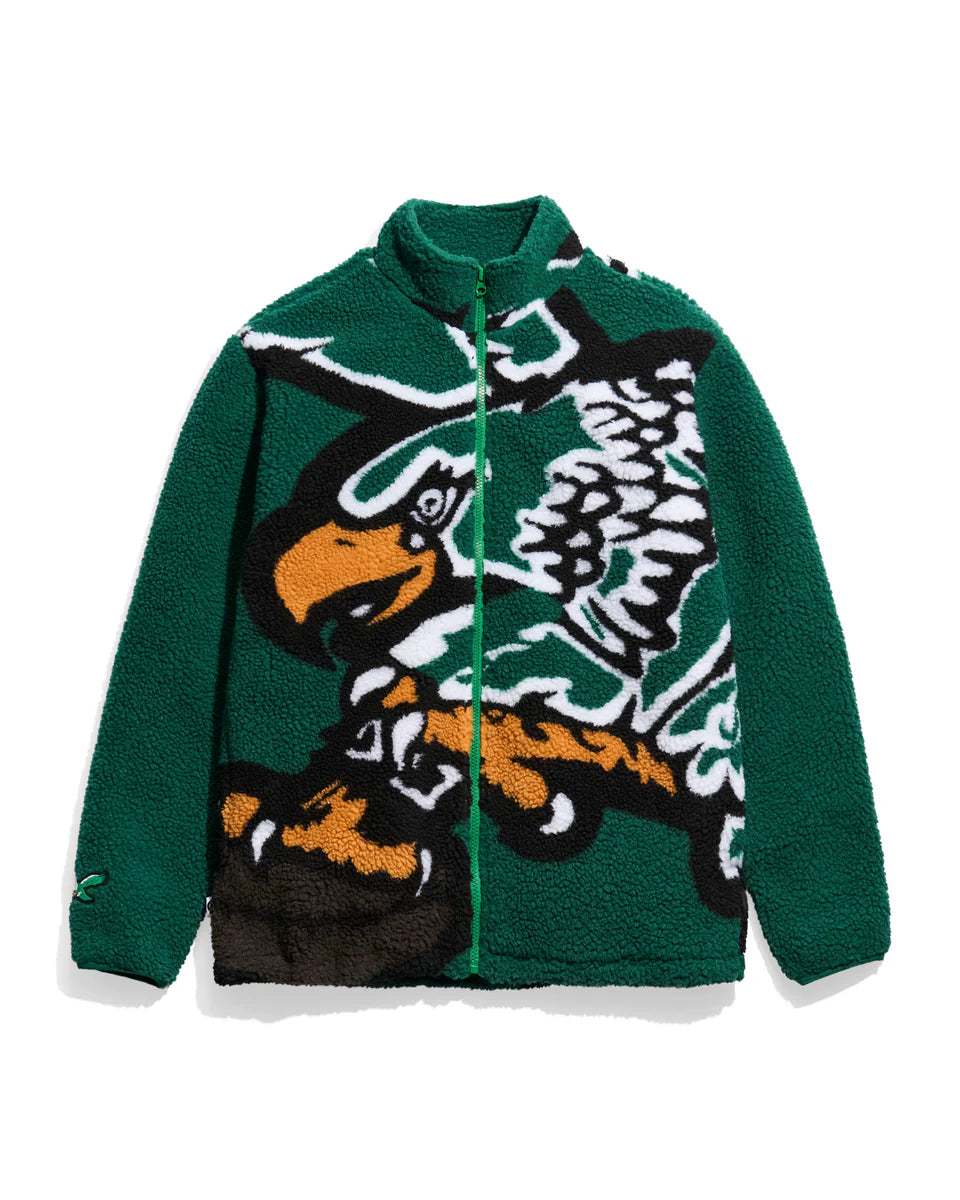 Philadelphia Eagles Kelly Green Sherpa Jacket