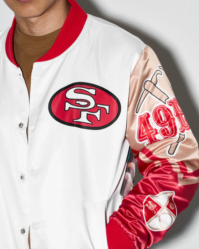 San Francisco 49ers Gold Digger OG Fanimation Satin Jacket