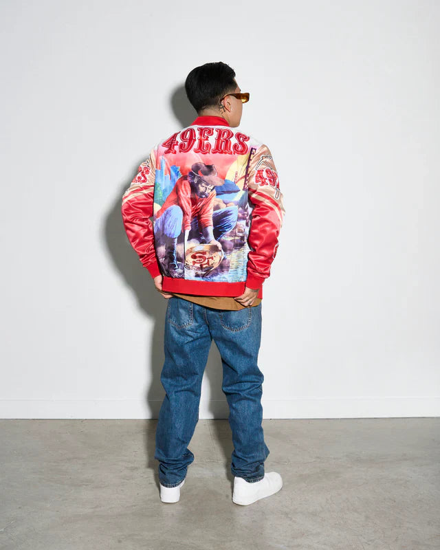 San Francisco 49ers Gold Digger OG Fanimation Satin Jacket