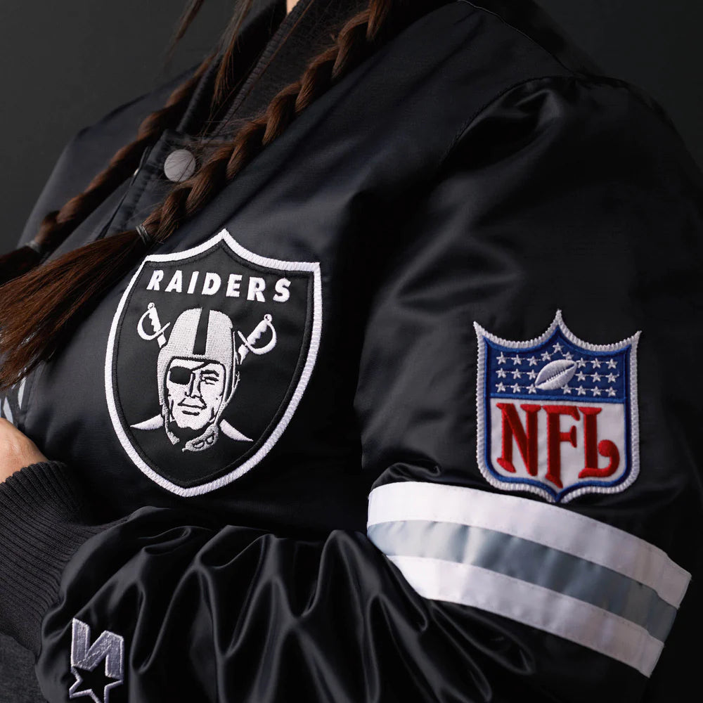 HOMAGE X Starter Raiders Satin Jacket