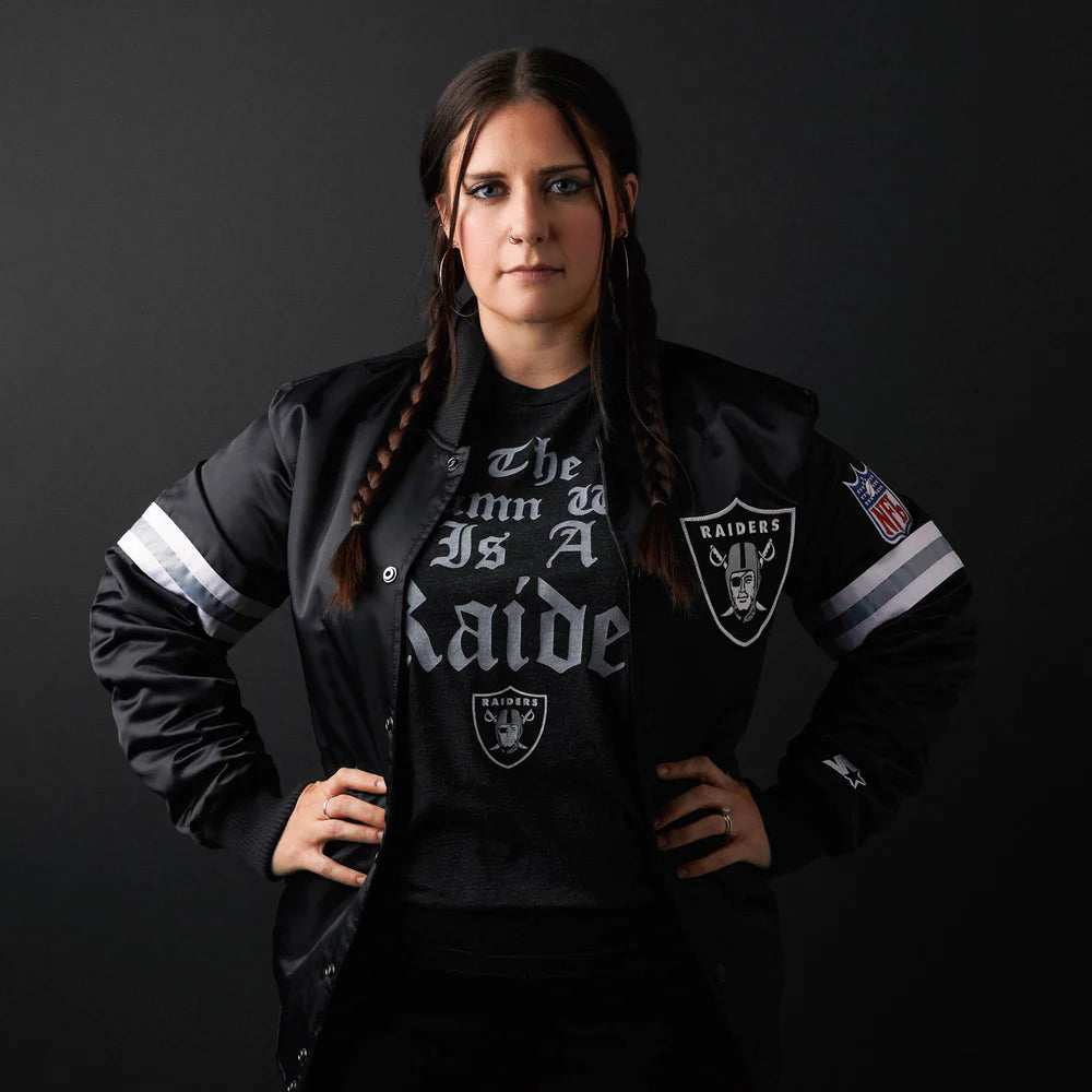 HOMAGE X Starter Raiders Satin Jacket