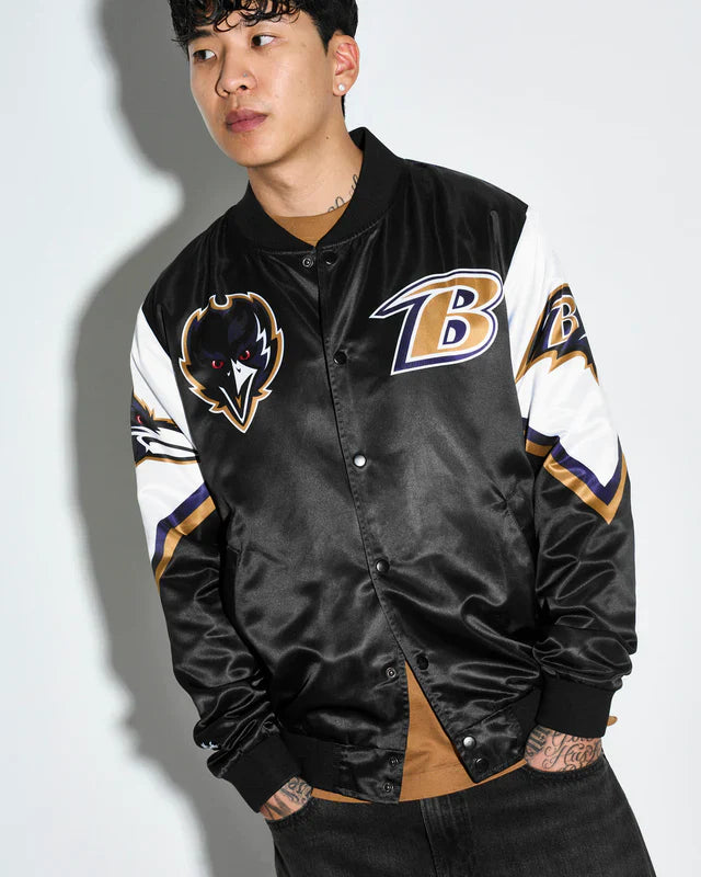 Baltimore Ravens Fanimation Satin Jacket