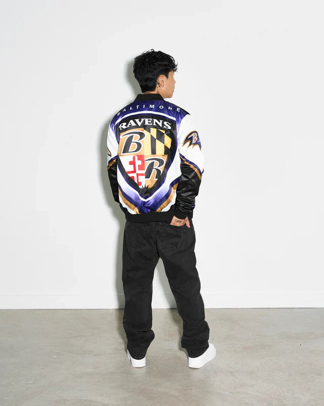 Baltimore Ravens Fanimation Satin Jacket