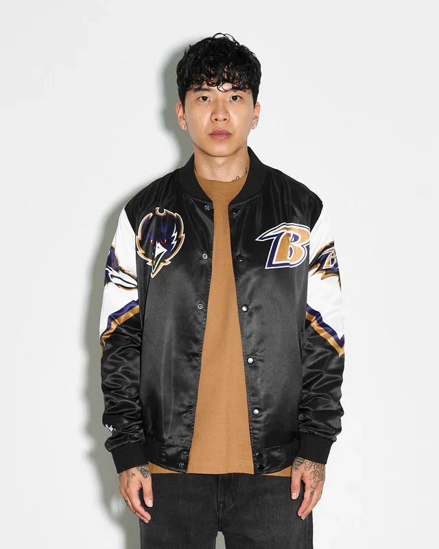 Baltimore Ravens Fanimation Satin Jacket