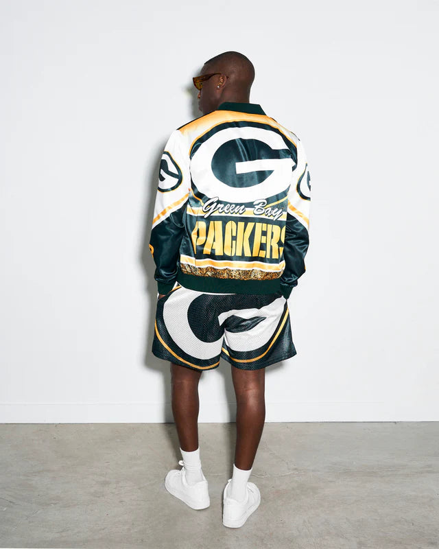 Green Bay Packers Fanimation Satin Jacket