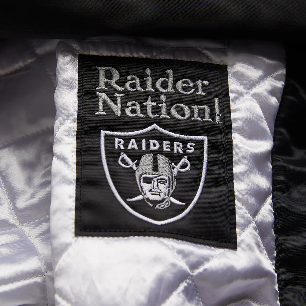 HOMAGE X Starter Raiders Satin Jacket
