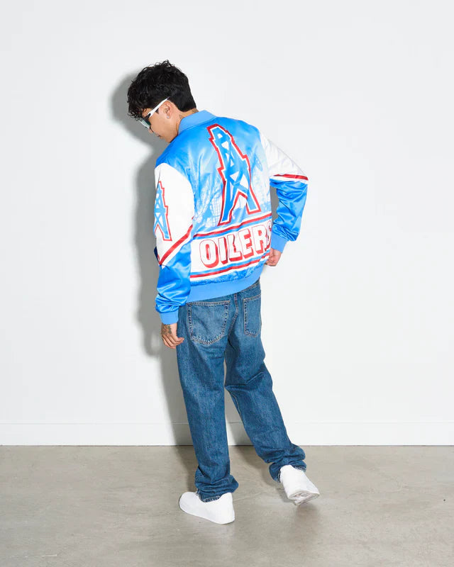 Houston Oilers Fanimation Satin Jacket