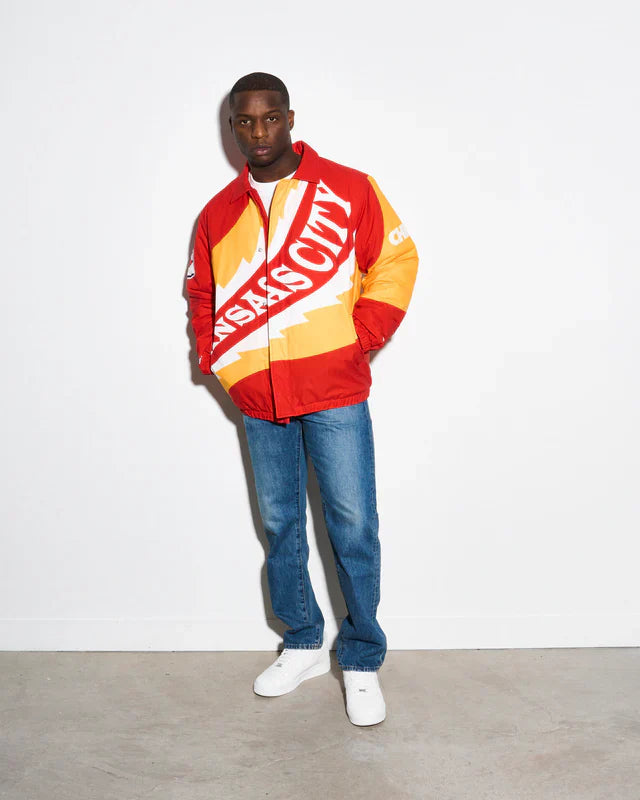Kansas City Chiefs Saw Blade Quilted Puffer Jacket