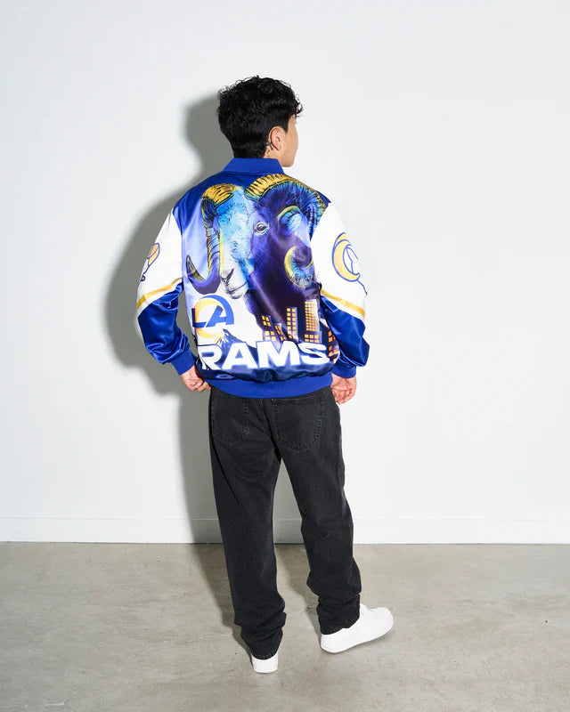 Los Angeles Rams Fanimation Satin Jacket
