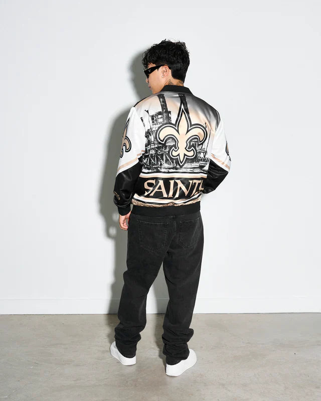 New Orleans Saints Fanimation Satin Jacket