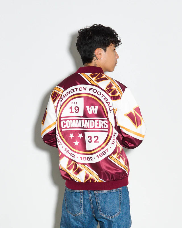 Washington Commanders Fanimation Satin Jacket